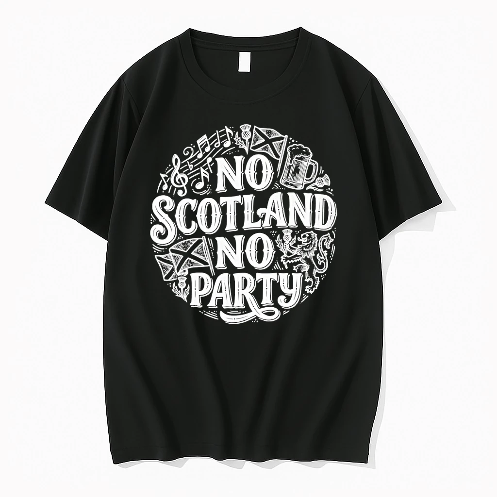 No Scotland No Party Scottish Lion Beer Music World Cup 2026 Shirts