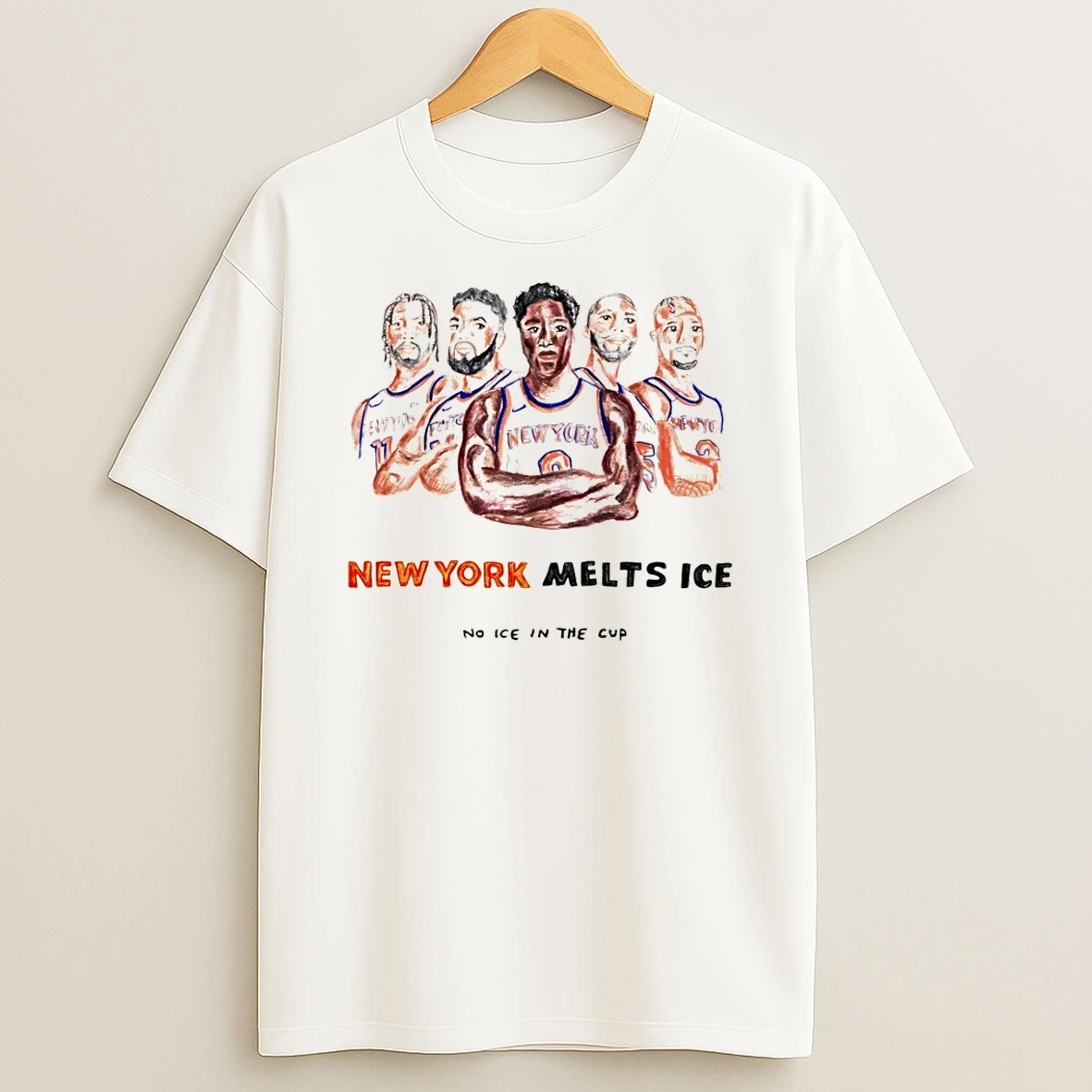 Og Anunoby Jalen Brunson New York Knicks Basketball New York Melts Ice No Ice In The Cup Art Shirts