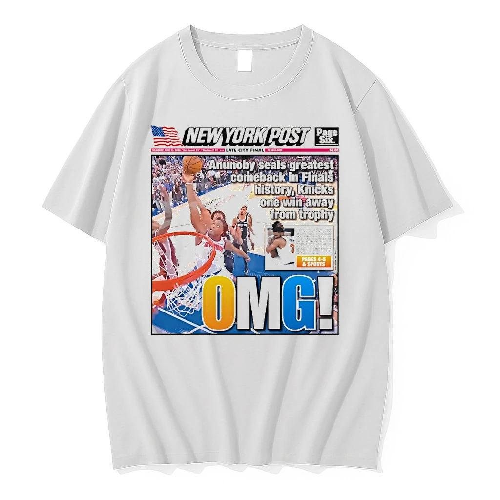 Og Anunoby Omg New York Post Late City Finals Seals Greatest Comeback In Finals History Shirts