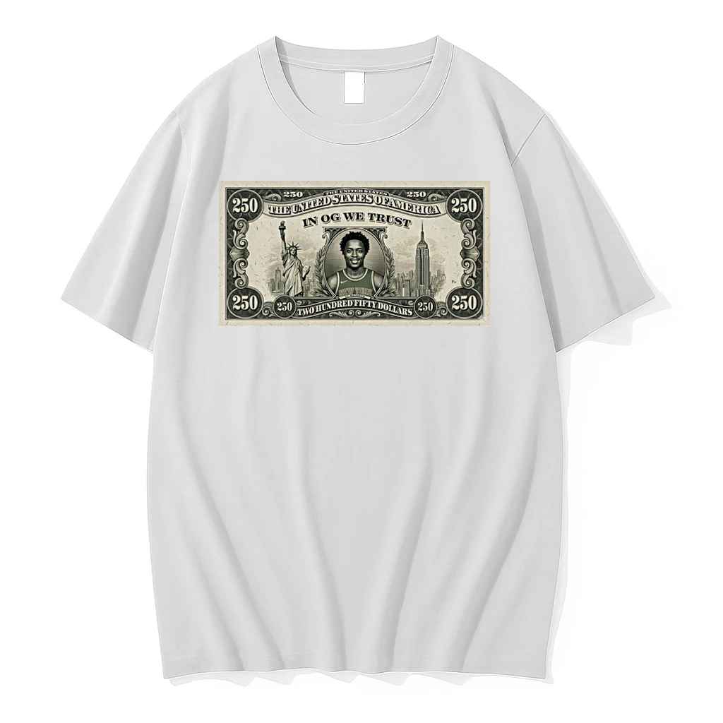 Og Anunoby The United States Of America In Og We Trust Two Hundred Fifty Dollars Shirts