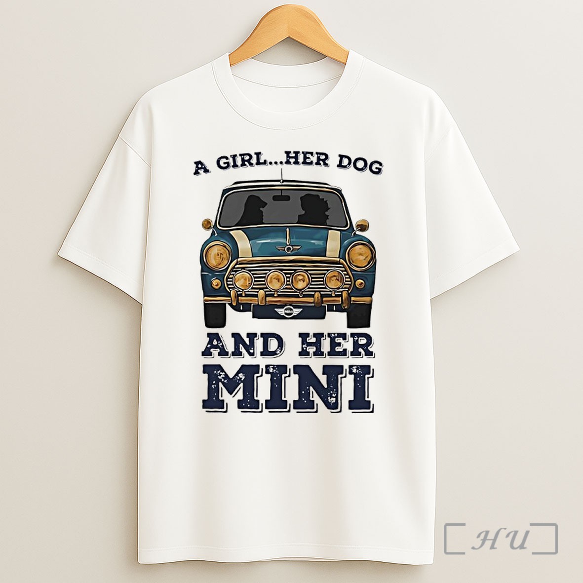 Officials A Girl And Her Dog And Her Mini Car Premium Shirt Sweatshirt Tee