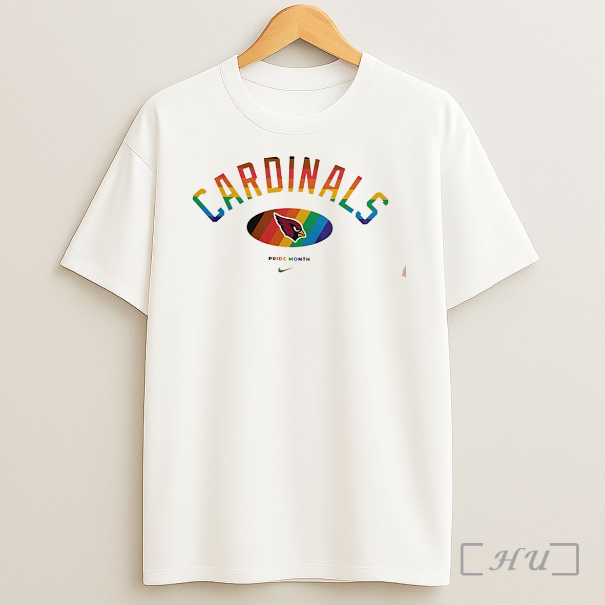 Officials Arizona Cardinals Pride Month Rainbow Logo Tee Premium Shirt Sweatshirt Tee