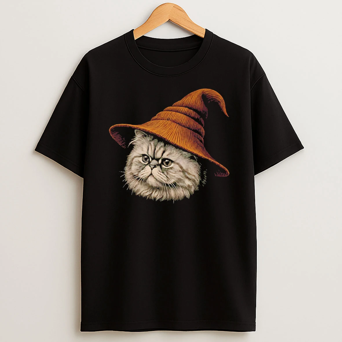 Officials Beanie Cat Wizard Cartoon Tee Premium T Shirt Sweatshirt Hoodie
