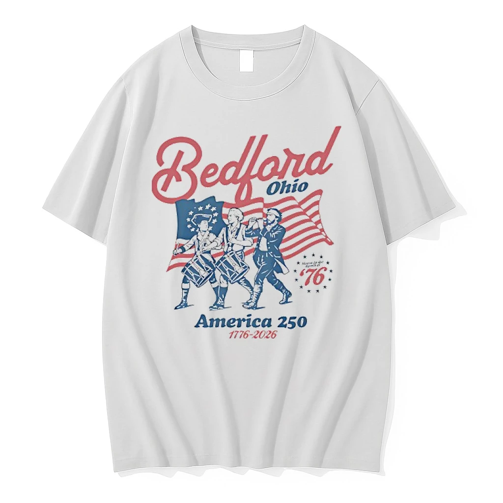 Officials Bedford Ohio America 250 1776 2026 Semiquincentennial Premium T Shirt Sweatshirt Hoodie