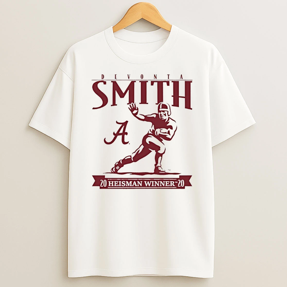 Officials Devonta Smith Heisman Winner Trophy Alabama Crimson Tide Premium T Shirt Sweatshirt Hoodie