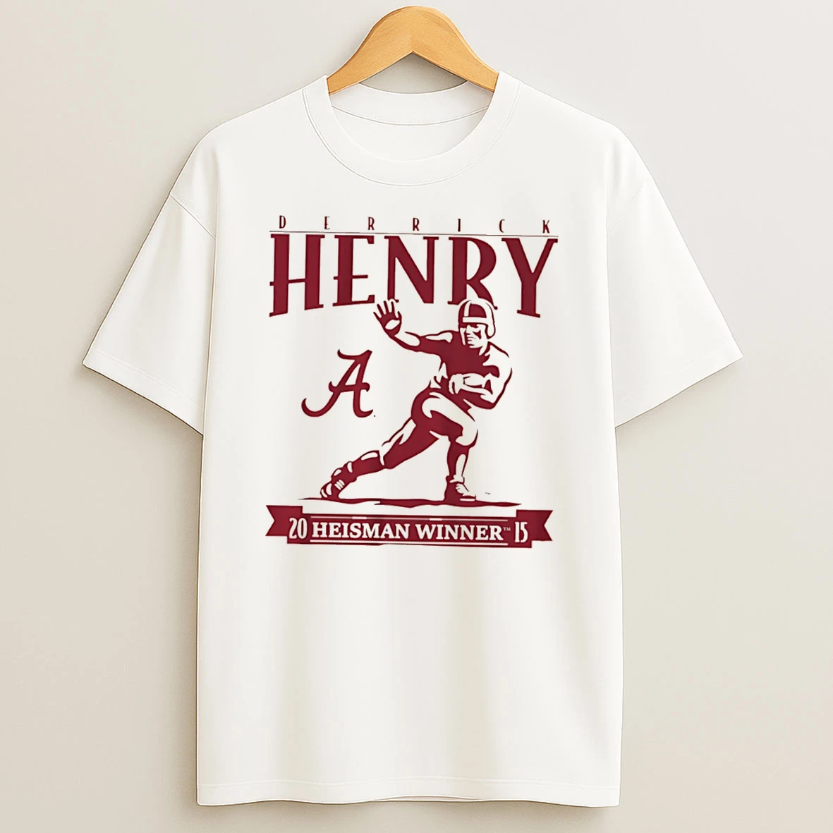 Officials Derrick Henry Alabama Crimson Tide Heisman Winner Trophy Tee Premium T Shirt Sweatshirt Hoodie