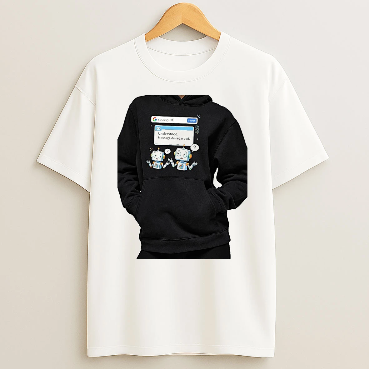 Officials Disregard Google Ai Premium T Shirt Sweatshirt Hoodie