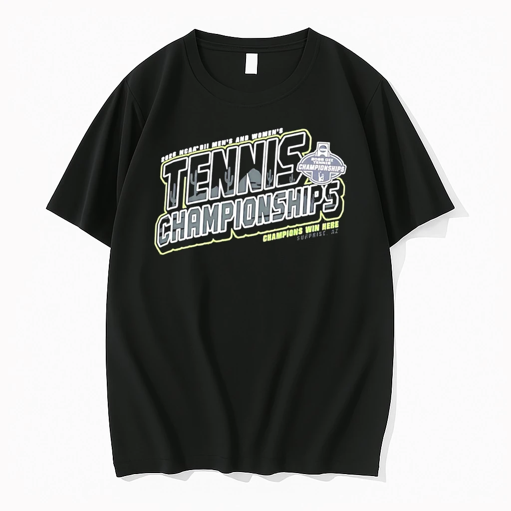 Officials Division Ii Mens Womens Tennis Championships 2026 Champions Win Here Tee Premium T Shirt Sweatshirt Hoodie