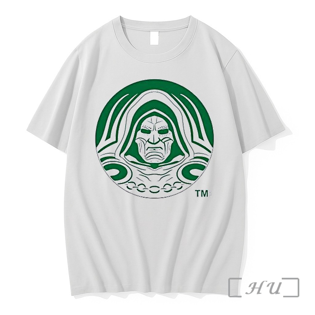 Officials Doctor Doom Marvel Starbucks Logo Premium Shirt Sweatshirt Tee
