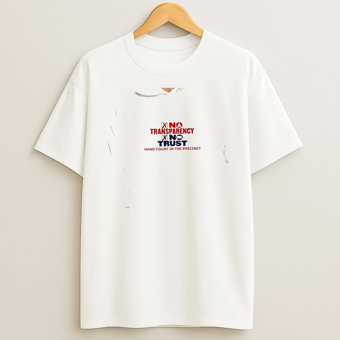Officials Election Integrity No Transparency No Trust Hand Count In The Precinct Premium T Shirt Sweatshirt Hoodie