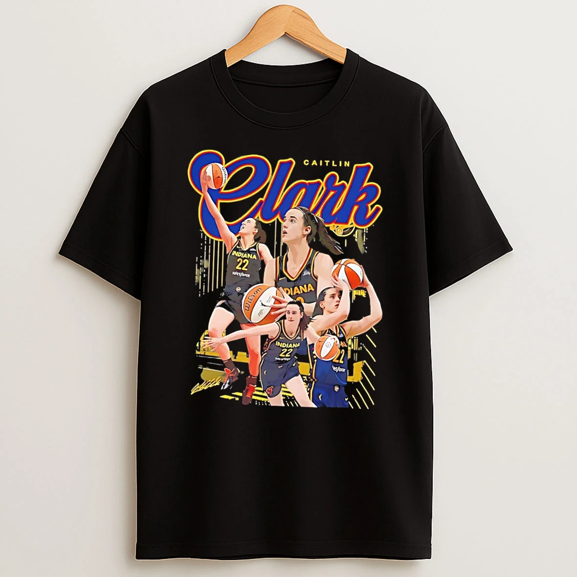 Officials Indiana Fever Caitlin Clark Portrait Tee Premium T Shirt Sweatshirt Hoodie