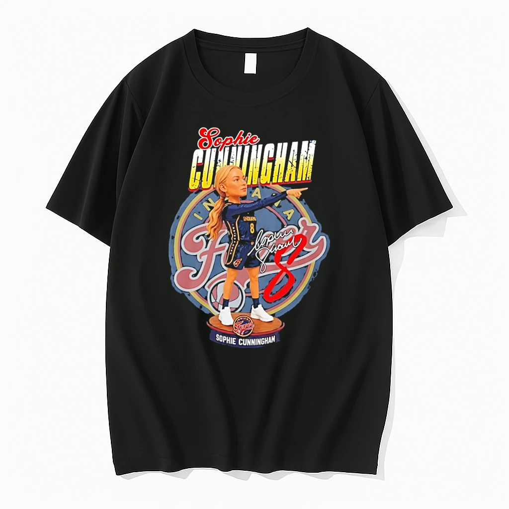 Officials Indiana Fever Sophie Cunningham Pointing Chibi Vintage Tee Premium T Shirt Sweatshirt Hoodie