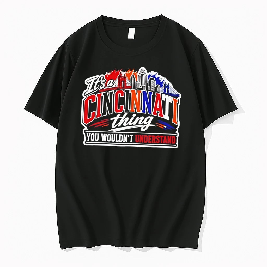 Officials Its A Cincinnati Thing You Wouldnt Understand Cincinnati Skyline Tee Premium T Shirt Sweatshirt Hoodie