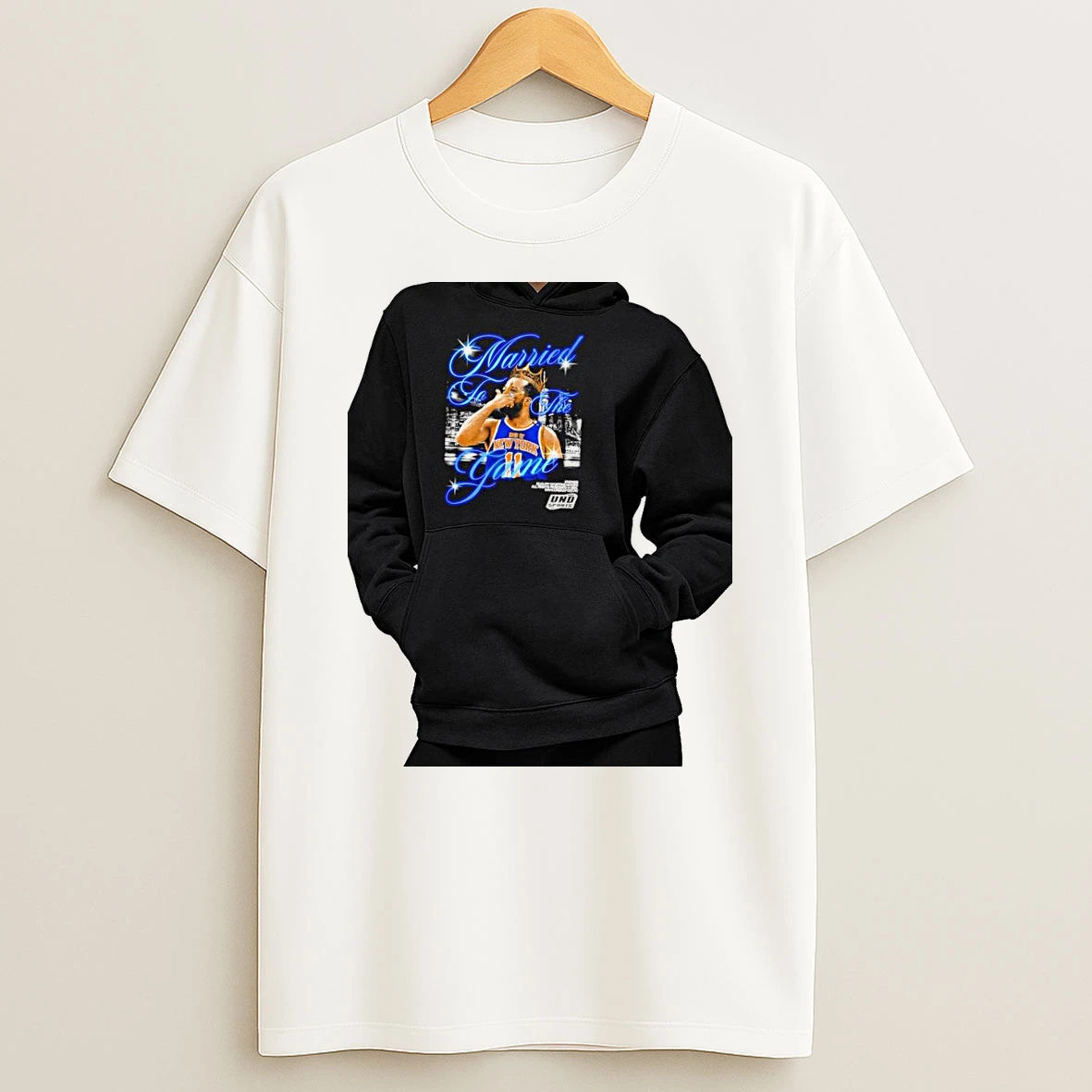Officials Jalen Brunson New York Knicks Married To The Game King Of New York Premium T Shirt Sweatshirt Hoodie