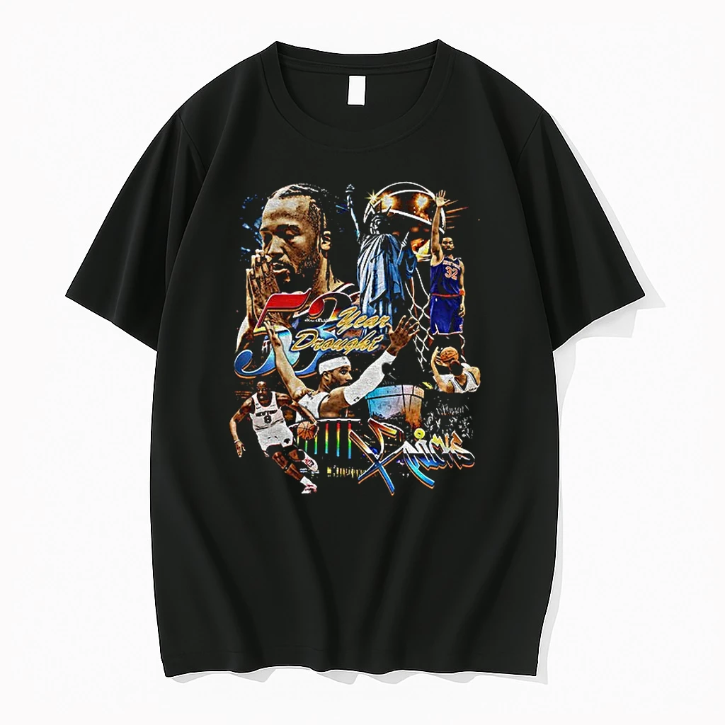 Officials Jalen Brunson And Josh Hart 53 Year Drought New York Knicks Champions 2026 Basketball Nba Graphic Premium T Shirt Sweatshirt Hoodie