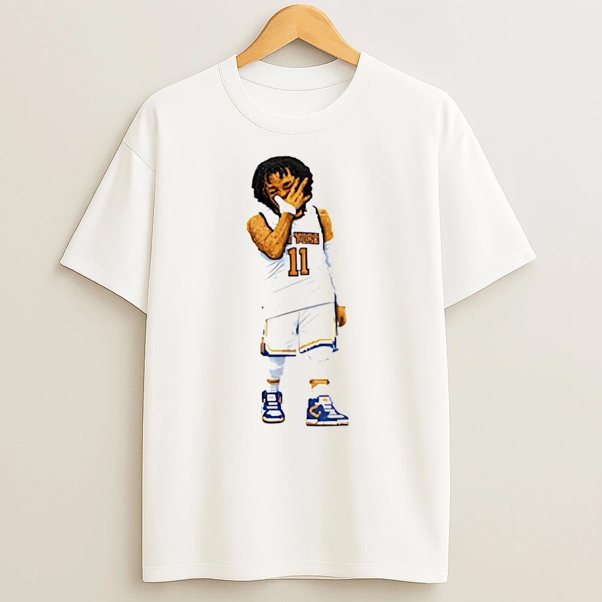 Officials Jalen Brunson Caricature New York Knicks Basketball Nba 2026 Premium T Shirt Sweatshirt Hoodie
