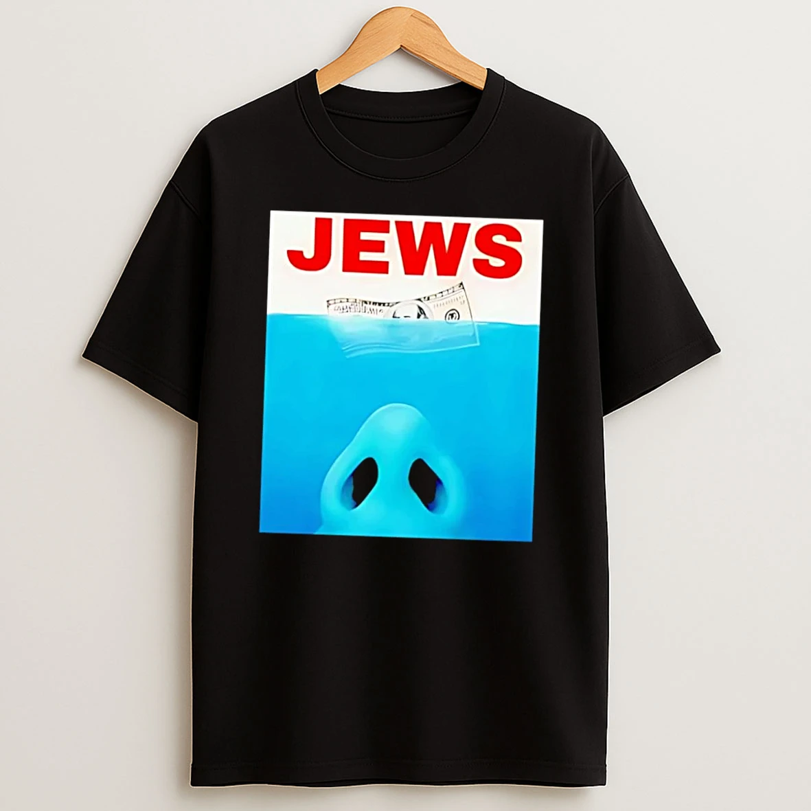 Officials Jaws X Jews Dolar Black Premium T Shirt Sweatshirt Hoodie