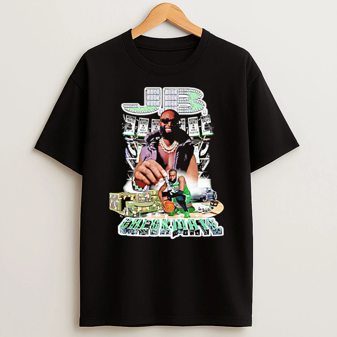 Officials Jaylen Brown Jb Boston Celtics Checkmate Championship Diamond Premium T Shirt Sweatshirt Hoodie