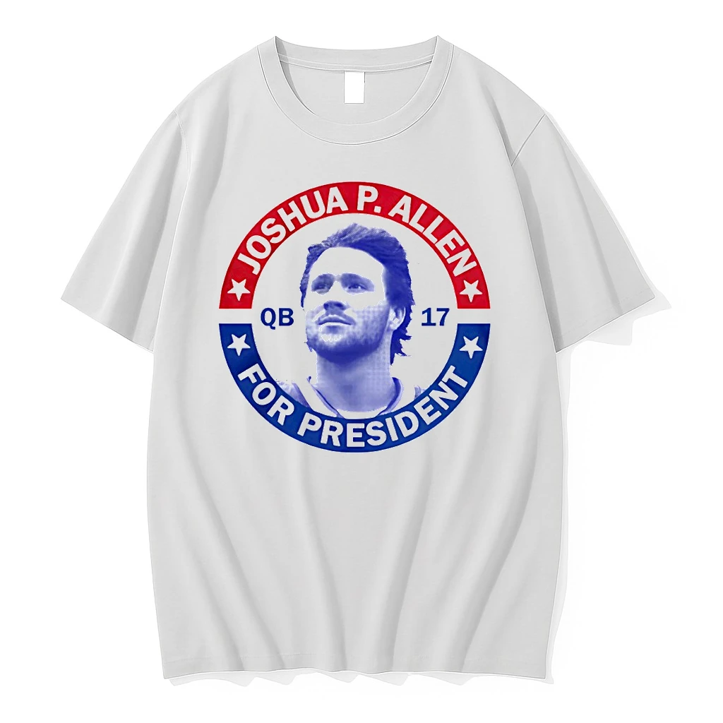 Officials Josh Allen Buffalo Bills Football Qb 17 Joshua P Allen For President 2026 Premium T Shirt Sweatshirt Hoodie