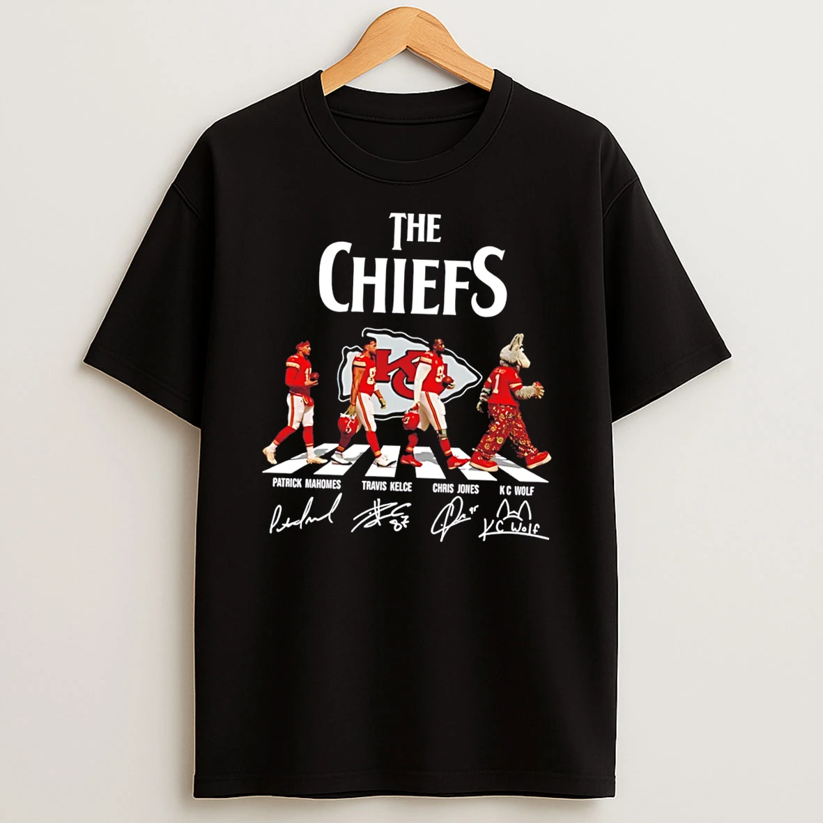 Officials Kansas City Chiefs The Chiefs Abbey Road Signature Tee Premium T Shirt Sweatshirt Hoodie