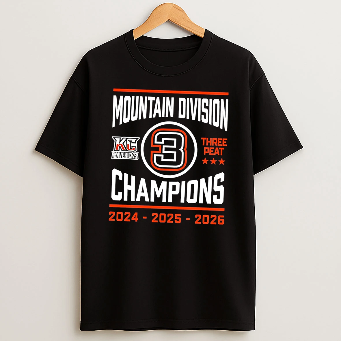 Officials Kansas City Mavericks 3 Peat Mountain Division Champions Tee Premium T Shirt Sweatshirt Hoodie