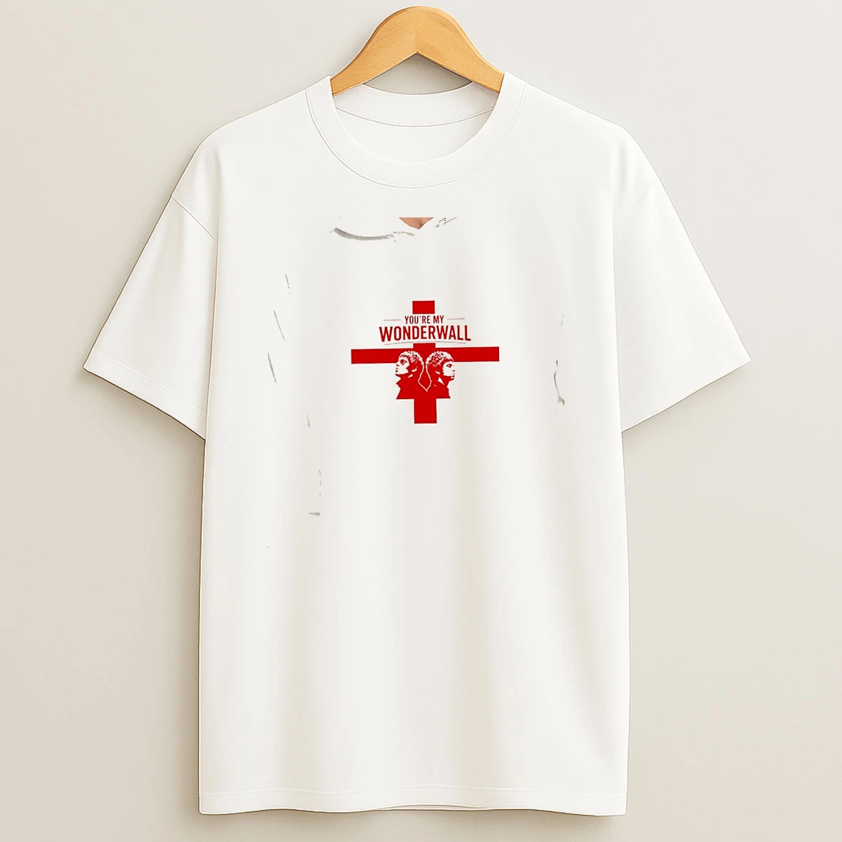 Officials Liam And Noel Gallagher Oasis You Are My Wonderwall England Flag Rock Band Premium T Shirt Sweatshirt Hoodie