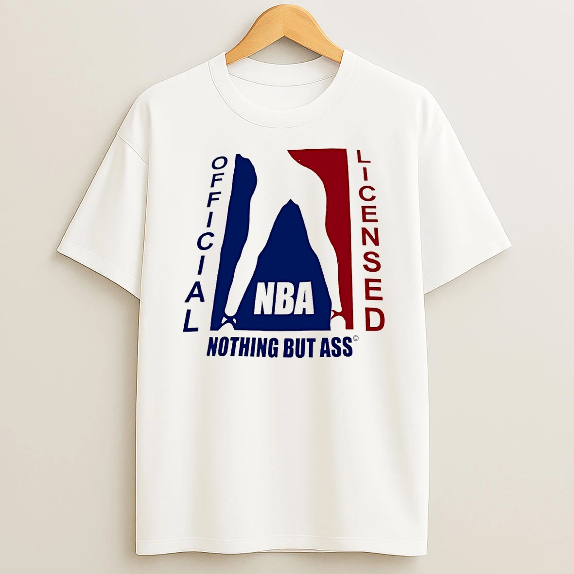 Officials Licensed Nba Nothing But Ass Parody Logo Premium T Shirt Sweatshirt Hoodie