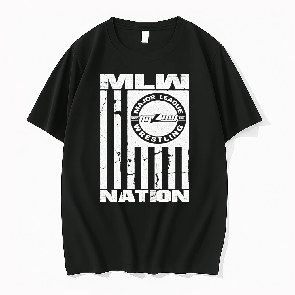 Officials Mlw Major League Swce 2002 Wrestling Nation 1 Premium T Shirt Sweatshirt Hoodie