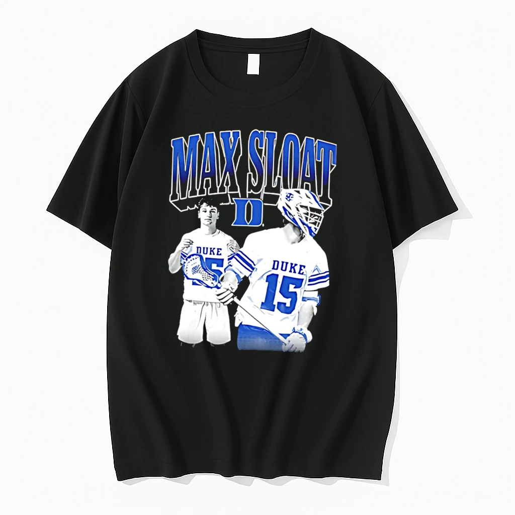 Officials Max Sloat Duke Blue Devils Mens Lacrosse Tee Premium T Shirt Sweatshirt Hoodie