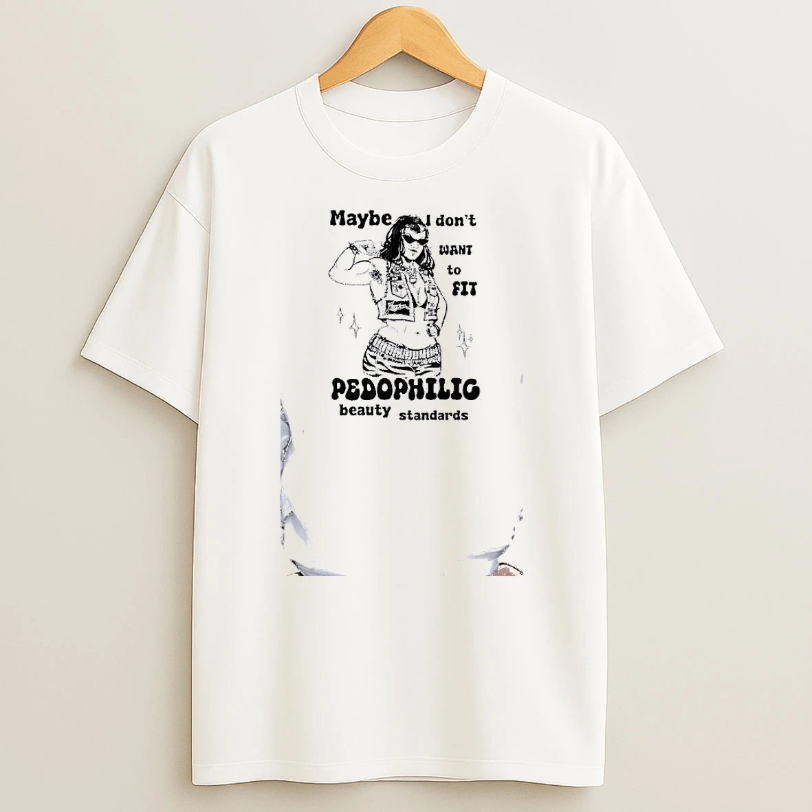 Officials Maybe I Dont Want To Fit Bikini Kill Amys Pedophilig Beauty Standards Premium T Shirt Sweatshirt Hoodie