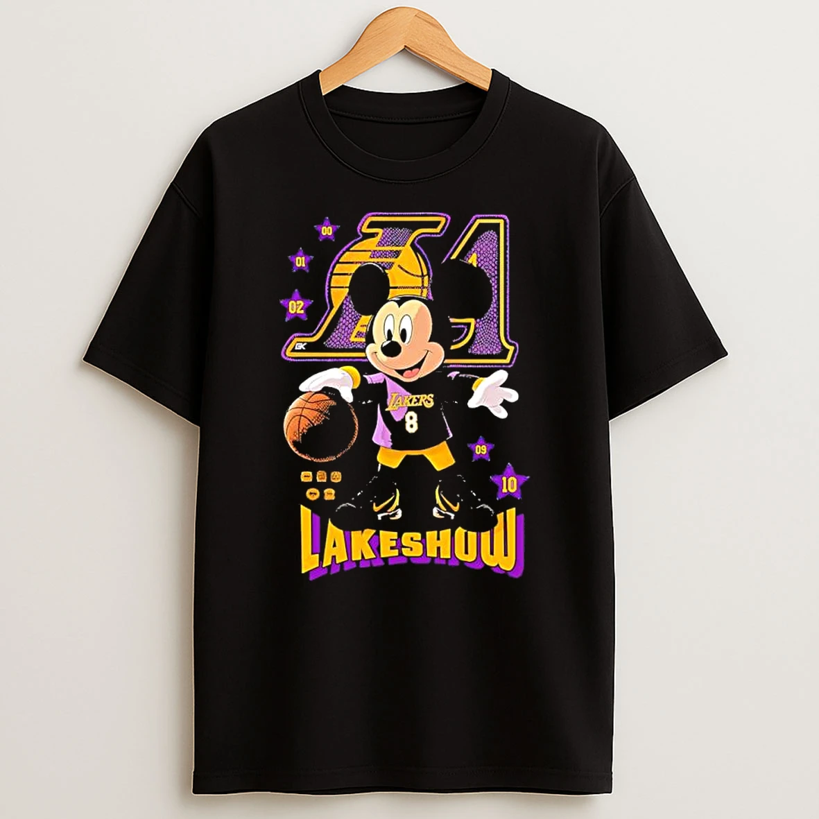 Officials Mickey Mouse X Lakers Kobe Bryant 8 Mamba Lakeshow Premium T Shirt Sweatshirt Hoodie