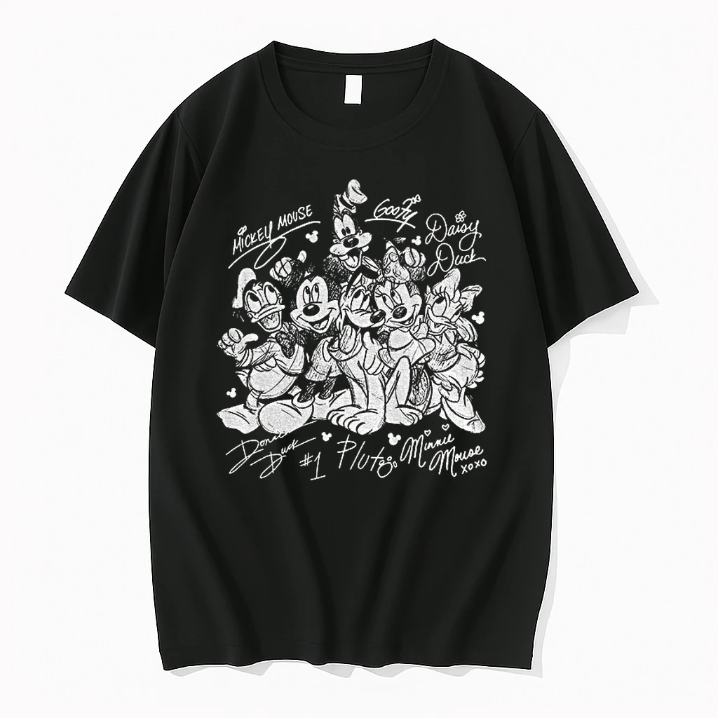 Officials Mickey And Friends Disney Sketch Friend Trip 2026 Premium T Shirt Sweatshirt Hoodie