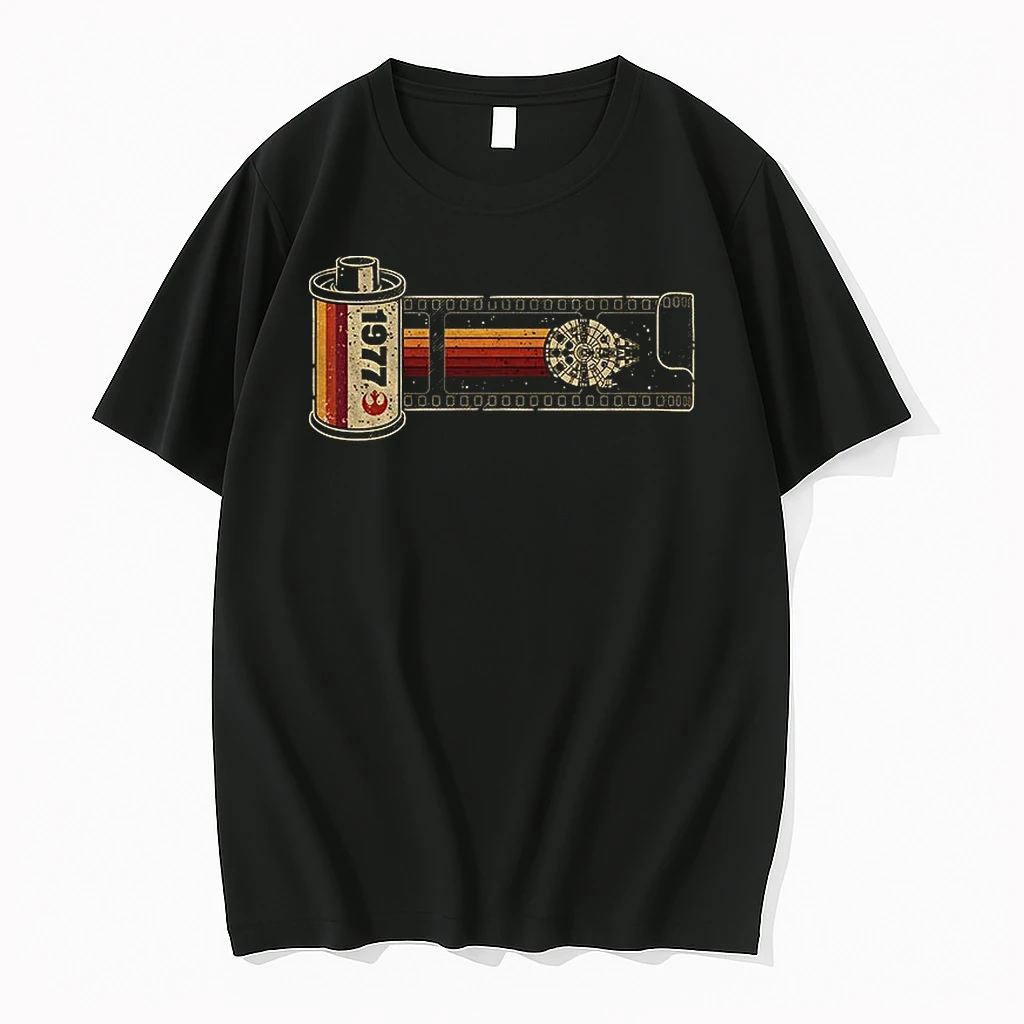 Officials Millennium Falcon 35mm Smugglers Route 1977 Premium T Shirt Sweatshirt Hoodie