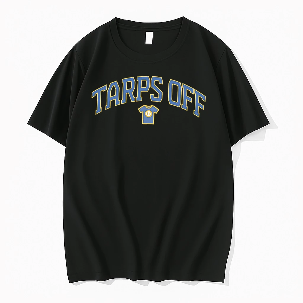 Officials Milwaukee Brewers Tarps Off Logo Tee Premium T Shirt Sweatshirt Hoodie