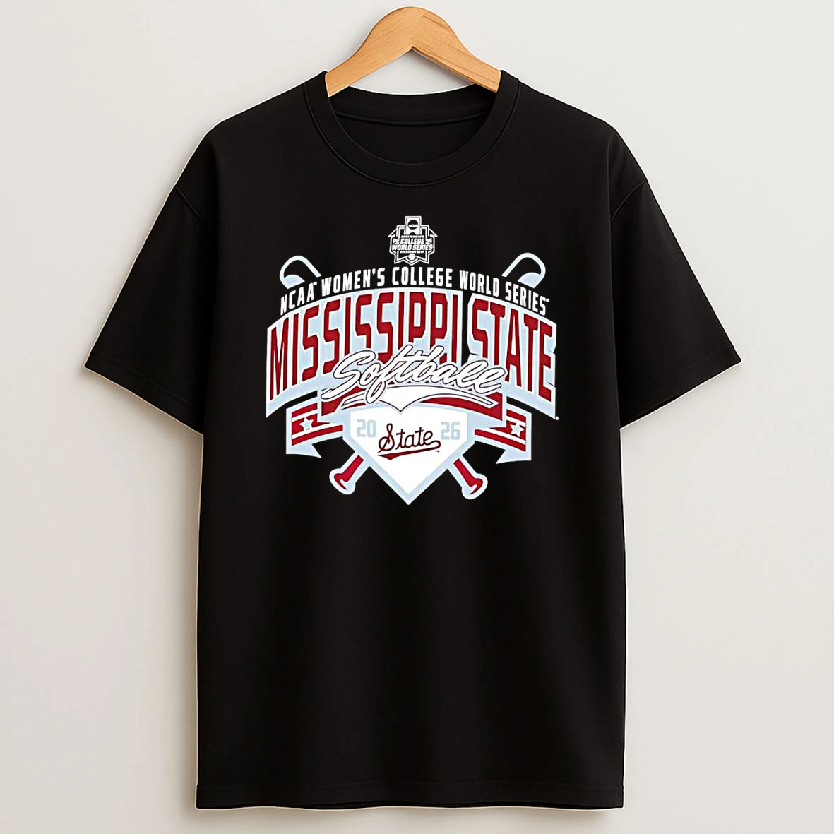 Officials Mississippi State Softball Nca Womens College World Series 2026 Premium T Shirt Sweatshirt Hoodie