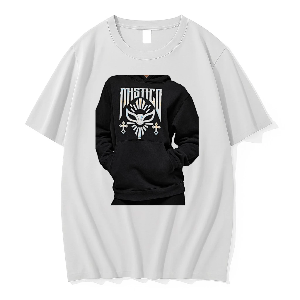 Officials Mistico Aew Lucha Libre Mask Emblem Premium T Shirt Sweatshirt Hoodie