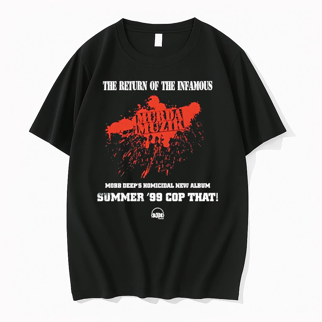 Officials Mobb Deep The Infamous Murda Muzik Hip Hop Album Summer 99 Premium T Shirt Sweatshirt Hoodie