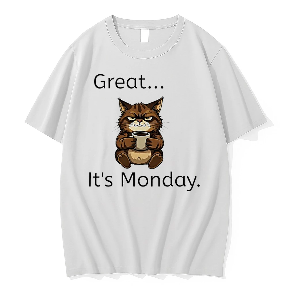 Officials Monday Mood Cat Great Its Monday Premium T Shirt Sweatshirt Hoodie