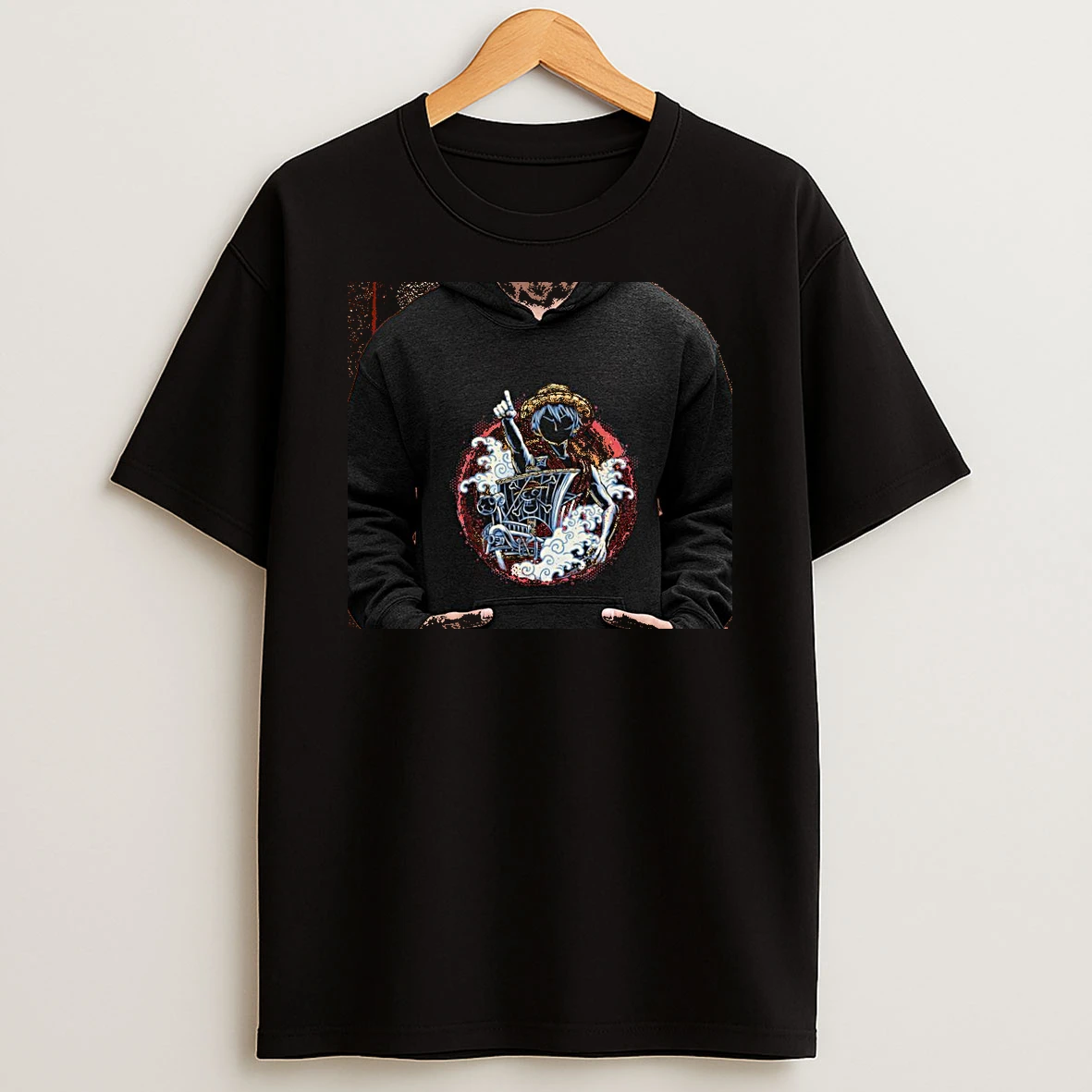Officials Monkey D Luffy Going Merry One Piece Silhouette Anime Characters Pirate Ship Premium T Shirt Sweatshirt Hoodie