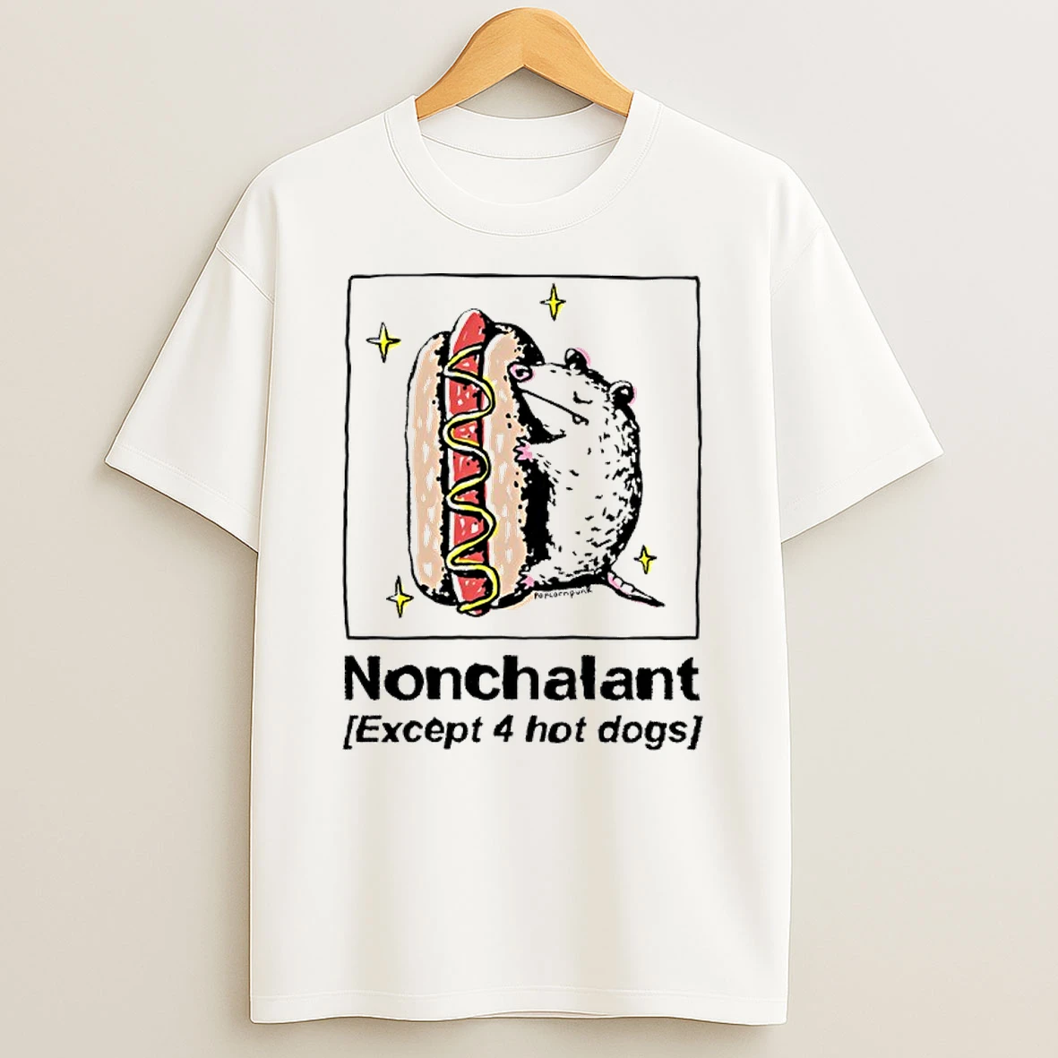 Officials Mouse Nonchalant Except 4 Hot Dogs Premium T Shirt Sweatshirt Hoodie