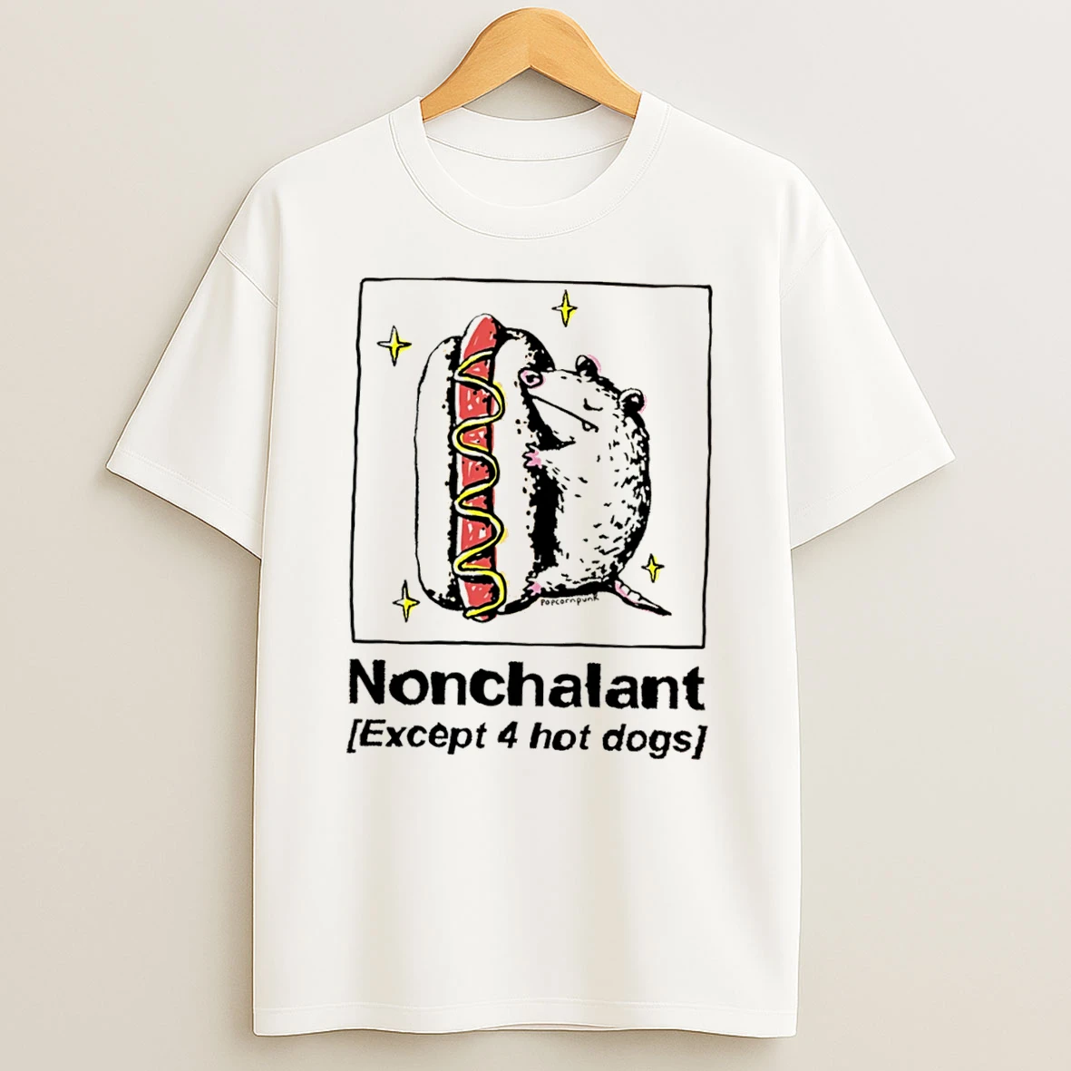 Officials Mouse Nonchalant Except 4 Hot Dogs Tee Premium T Shirt Sweatshirt Hoodie