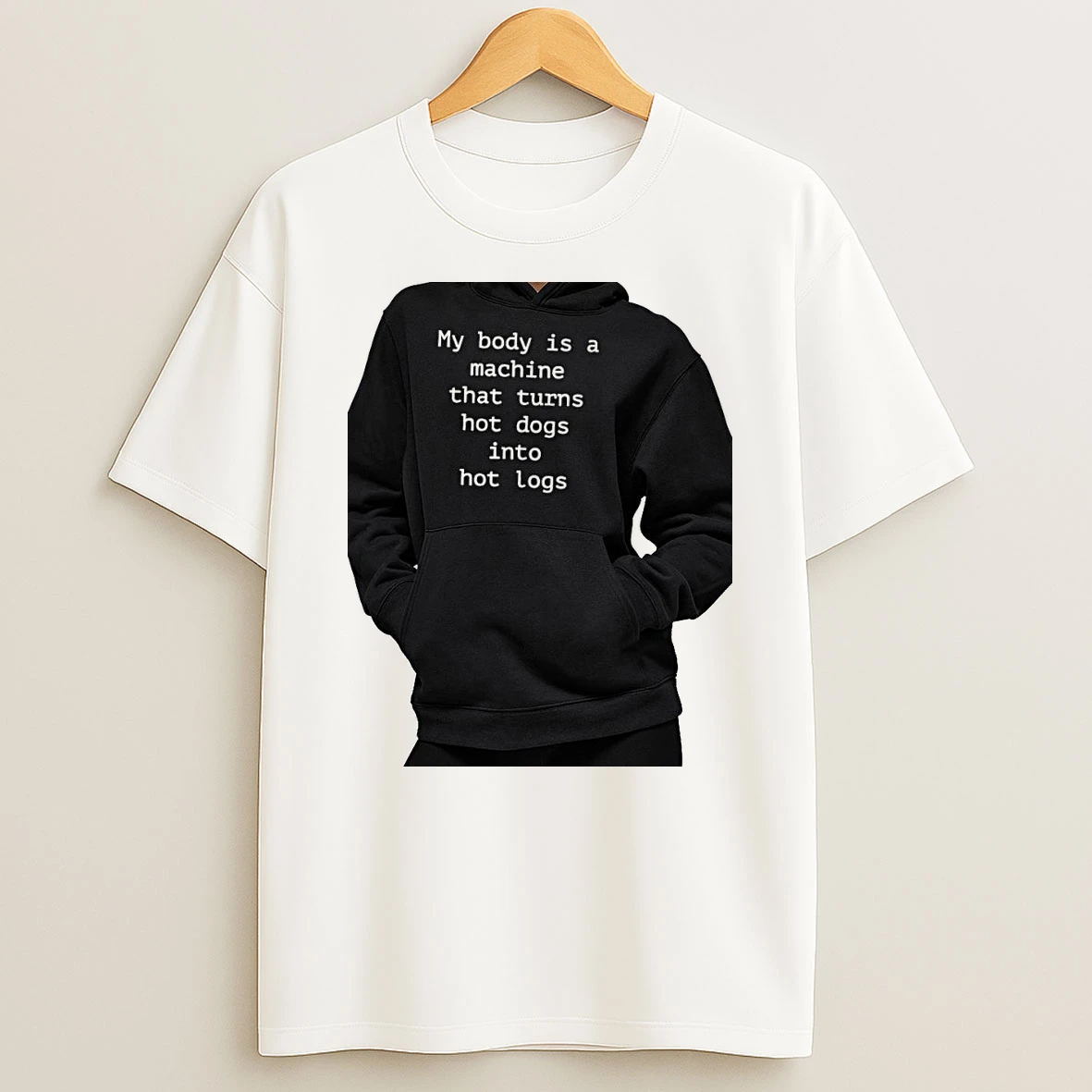 Officials My Body Is A Machine That Turns Hot Dogs Into Hot Logs Meme Premium T Shirt Sweatshirt Hoodie