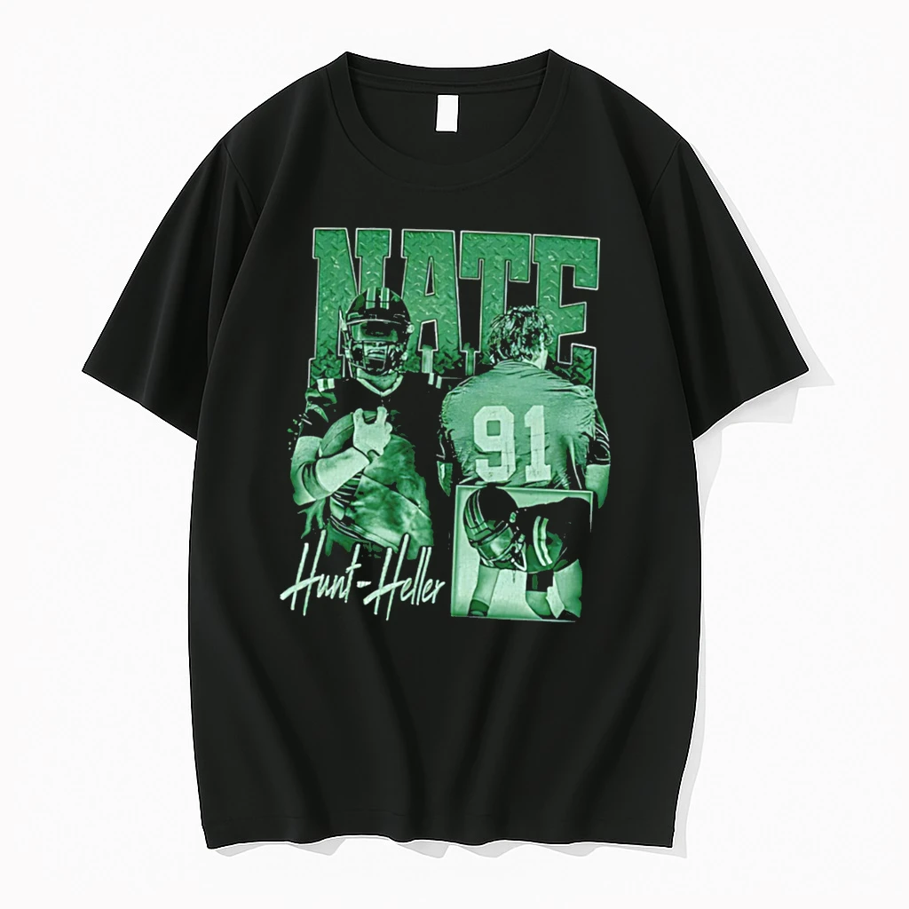 Officials Nate Hunt Heller Football Player 91 Athlete Tee Premium T Shirt Sweatshirt Hoodie