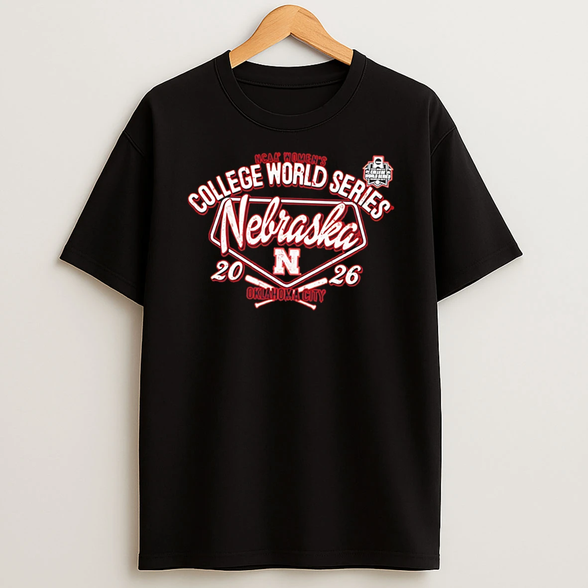 Officials Nebraska Cornhuskers 2026 Womens College World Series Bound Logo Tee Premium T Shirt Sweatshirt Hoodie