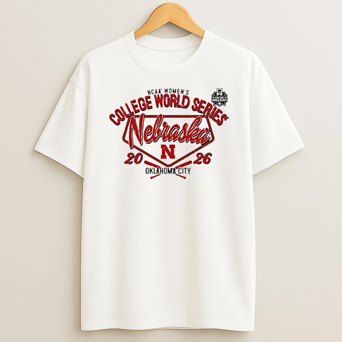 Officials Nebraska Cornhuskers Ncaa Womens College World Series 2026 Oklahoma City Softball Premium T Shirt Sweatshirt Hoodie