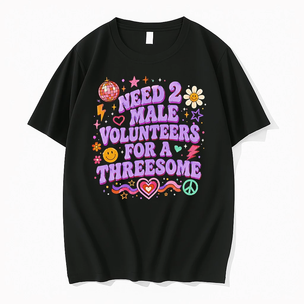 Officials Need 2 Male Volunteers For A Threesome Tee Premium T Shirt Sweatshirt Hoodie