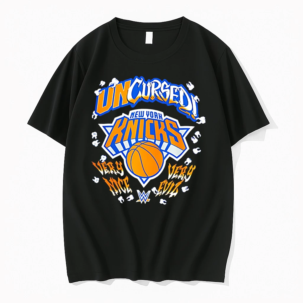 Officials New York Knicks Danhausen Uncursed Every Nice Very Evil Tee Premium T Shirt Sweatshirt Hoodie