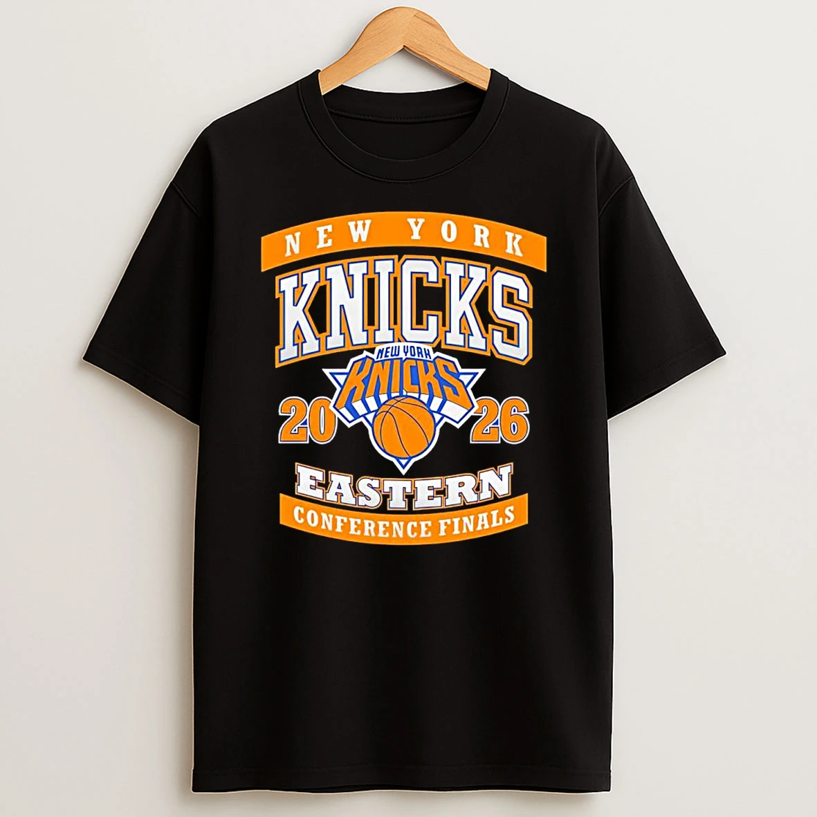 Officials New York Knicks Nba 2026 Eastern Conference Finals Premium T Shirt Sweatshirt Hoodie