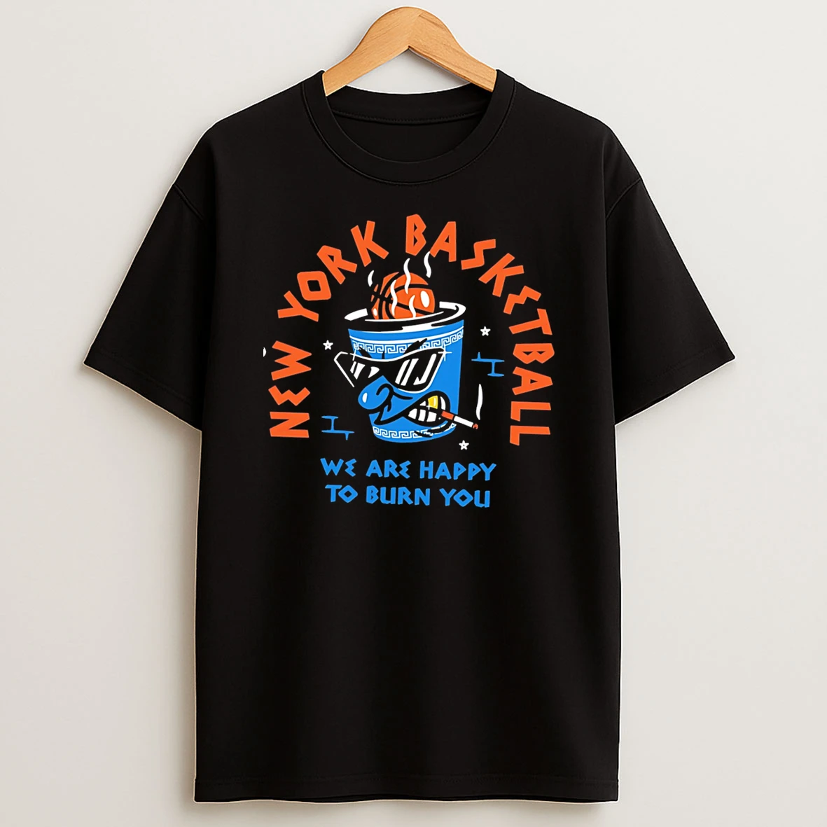 Officials New York Knicks Basketball We Are Happy To Burn You Tee Premium T Shirt Sweatshirt Hoodie