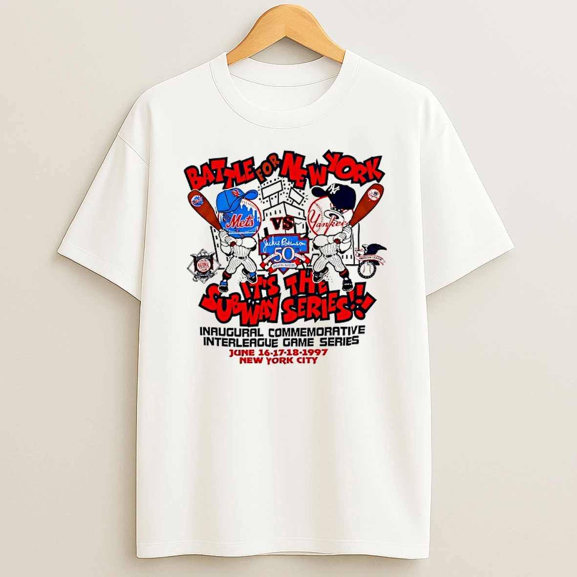 Officials New York Yankees Battle For New York Its The Subway Series Premium T Shirt Sweatshirt Hoodie